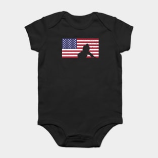 American Flag Brazilian Jiu-Jitsu Baby Bodysuit